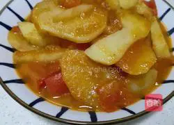 Illustration of how to make fried tomato slices 5