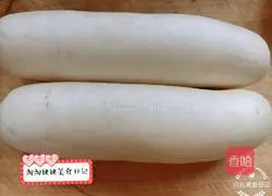 Illustration of how to make crispy radish 4