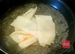 Illustration of how to make crystal pig skin jelly 4