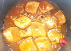 Illustration of how to make tofu with sauce 10