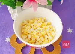 Illustration of how to make corn-fried cowpeas 5