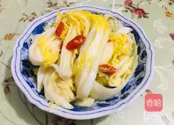 Illustration of how to make spicy baby cabbage 9