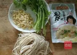 Illustration of making noodles 1