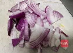 Illustration of how to make onions love tofu 2