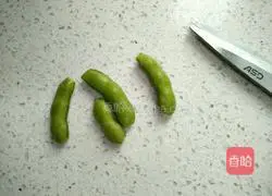 Illustration of how to make cold edamame 2