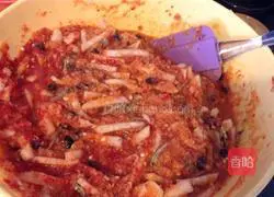 Korean kimchi recipe illustration 7