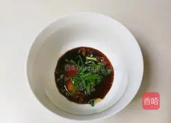 Illustration of how to make cold kelp with green onion 7