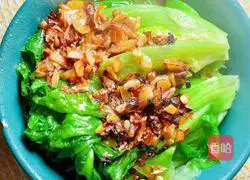 Illustration of how to make lettuce in oyster sauce 8