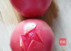 Illustration of tomato cold noodles 3