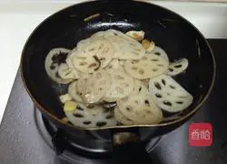Illustration of how to make sweet and sour lotus root slices 7