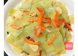 Illustration of how to make delicious stir-fried lettuce 7