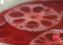 Sour red lotus root||In summer, you need to eat a portion of sweet and sour pink lotus root Illustration of how to make lotus root 4