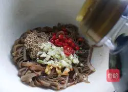 Illustration of how to make cold beef louvers 7