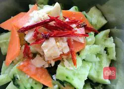 Illustration of how to make garlic cucumber 5