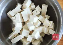 Illustration of how to make spicy tofu 1