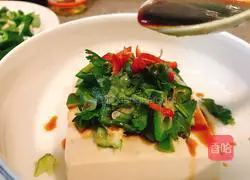 Illustration of how to make okra mixed with tofu 6