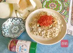 Illustration of steaming sophora flower 12