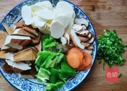 Illustration of how to make fried tofu with vegetables 2