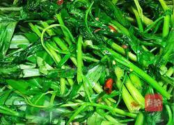 Dried tempeh Illustration of how to make stir-fried vegetables with minced garlic 3