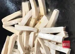 Firewood Illustration of how to make dried tofu 6