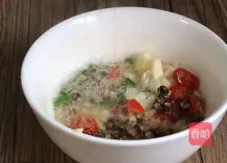 Illustration of how to make cold bitter sesame vegetables 4