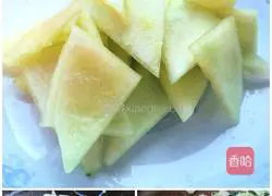 Watermelon rind sweet soup recipe illustration 1