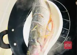 Illustration of steamed sea bass 4