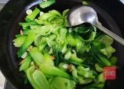 Illustration of how to cook rapeseed with sea rice 12