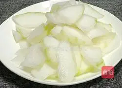 Stir-fried chili pepper Illustration of how to make winter melon 1