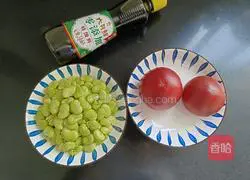 Illustration of how to make tomato bean paste 1