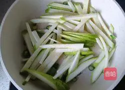 Sauce-flavored zucchini Illustration of how to do it 6