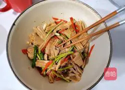 Illustration of how to make cold yuba 8