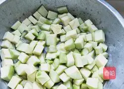 Eggplant Illustration of how to make tomatoes 1