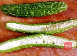 Illustration of how to make sweet and sour bitter melon 2