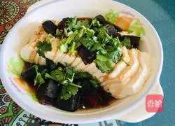 Festival cold dish - new version of preserved egg tofu recipe illustration 7