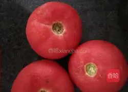 Illustration of how to make scrambled eggs with tomatoes 1