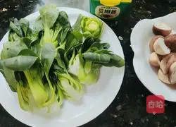 Illustration of how to make vanilla mushrooms with blooming wealth sauce 2