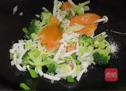 Illustration of how to stir-fry seasonal vegetables 8