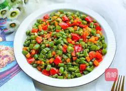 Illustration of how to stir-fry green beans 14