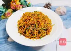 炝Illustration of how to make shredded white radish 10