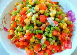 Illustration of how to make colored corn 8