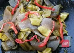 Illustration of how to make sauerkraut and konjac 9