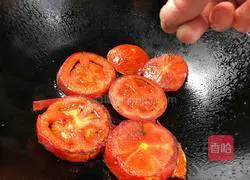 Illustration of home-style fried tomatoes 6