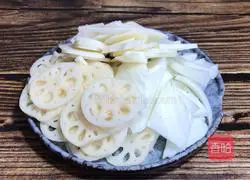 Illustration of how to make vinegar three whites 3