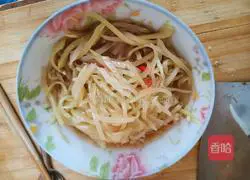 Illustration of the simplest way to make cold lettuce 5