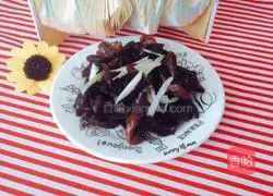  Illustration of how to make cold black fungus with mustard 8