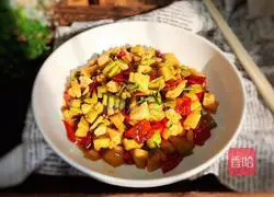 Illustration of how to make stir-fried bitter melon with lotus root 16