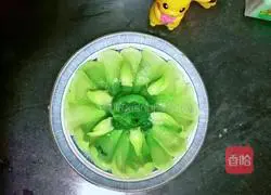 Illustration of how to make rapeseed with sauce 6