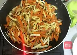 Illustration of how to make fish-flavored king oyster mushroom 5