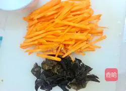 Illustration of how to make fish-flavored king oyster mushroom 2